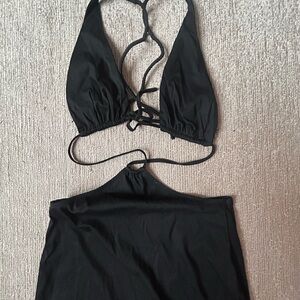 Black Halter Top dress